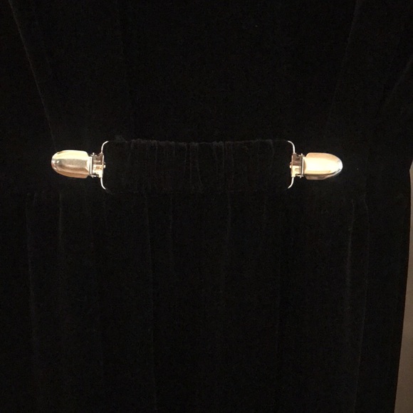 Maternite Black Velvet Size Small Adjustable Dress. - Picture 4 of 13